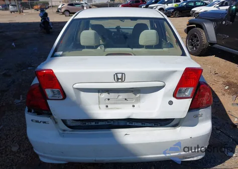 2004 Honda Civic Lx from USA, damaged, VIN 2HGES16554H500117